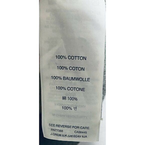 J Crew Say Yes Sweatshirt Womens Medium Metallic Graphic Sweater Gray Boho - Picture 6 of 8